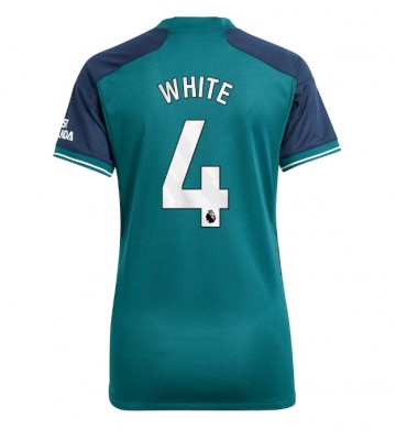 Arsenal Benjamin White #4 Kolmaspaita Naisten 2023-24 Lyhyet Hihat